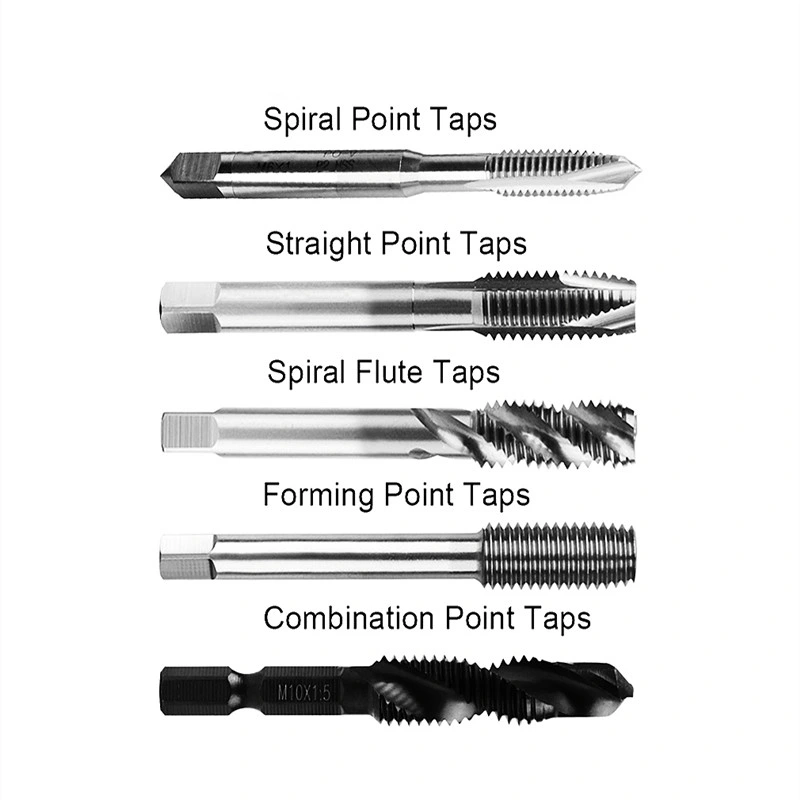 3PCS DIN352 HSS Straight Flute ISO Metric Hand Taps Coarse Taps Threads Tools