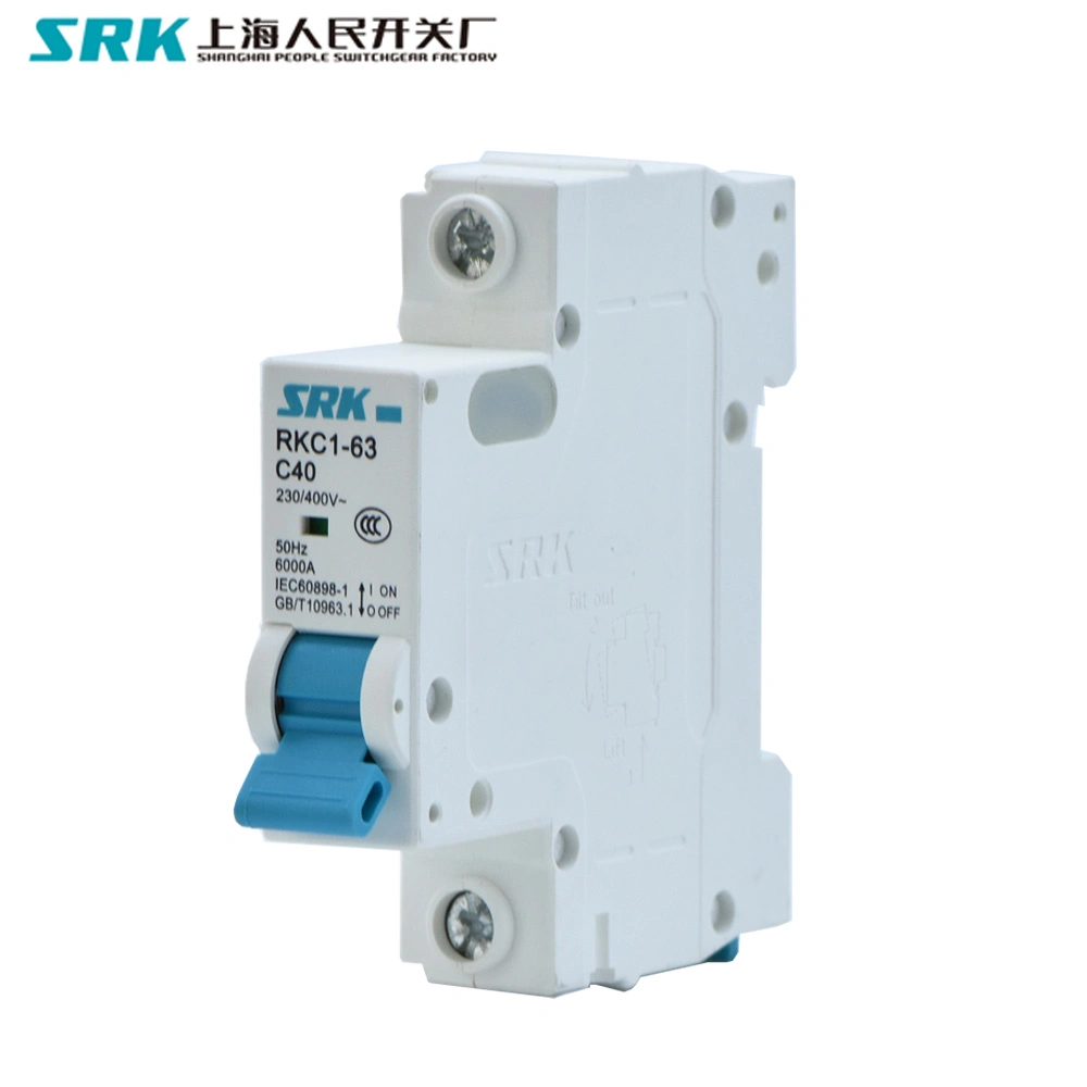 40-Year Professional Manufacturer Factory Price 50 AMP Sp AC Mini Circuit Breaker 6ka MCB 1p 50A