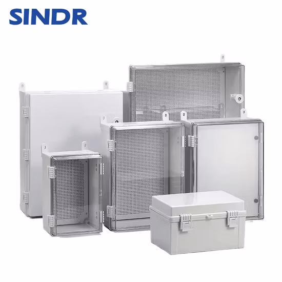 Caixa de distribuição elétrica exterior da caixa de junção elétrica do poder impermeável do cerco