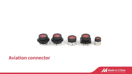 Adaptador de conector de cabo elétrico à prova d'água industrial tomada fêmea de aviação