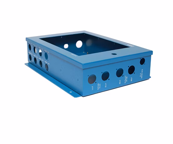 Caixa de controle de equipamento eletrônico de junção de chapa metálica personalizada para gabinete de distribuição de energia à prova d'água externa